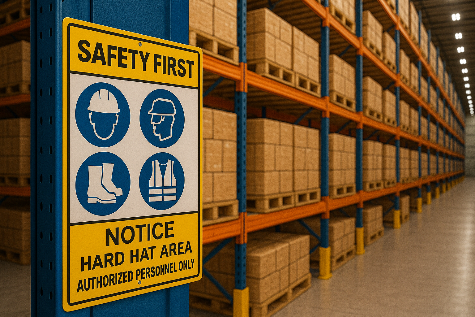 Warehouse signage